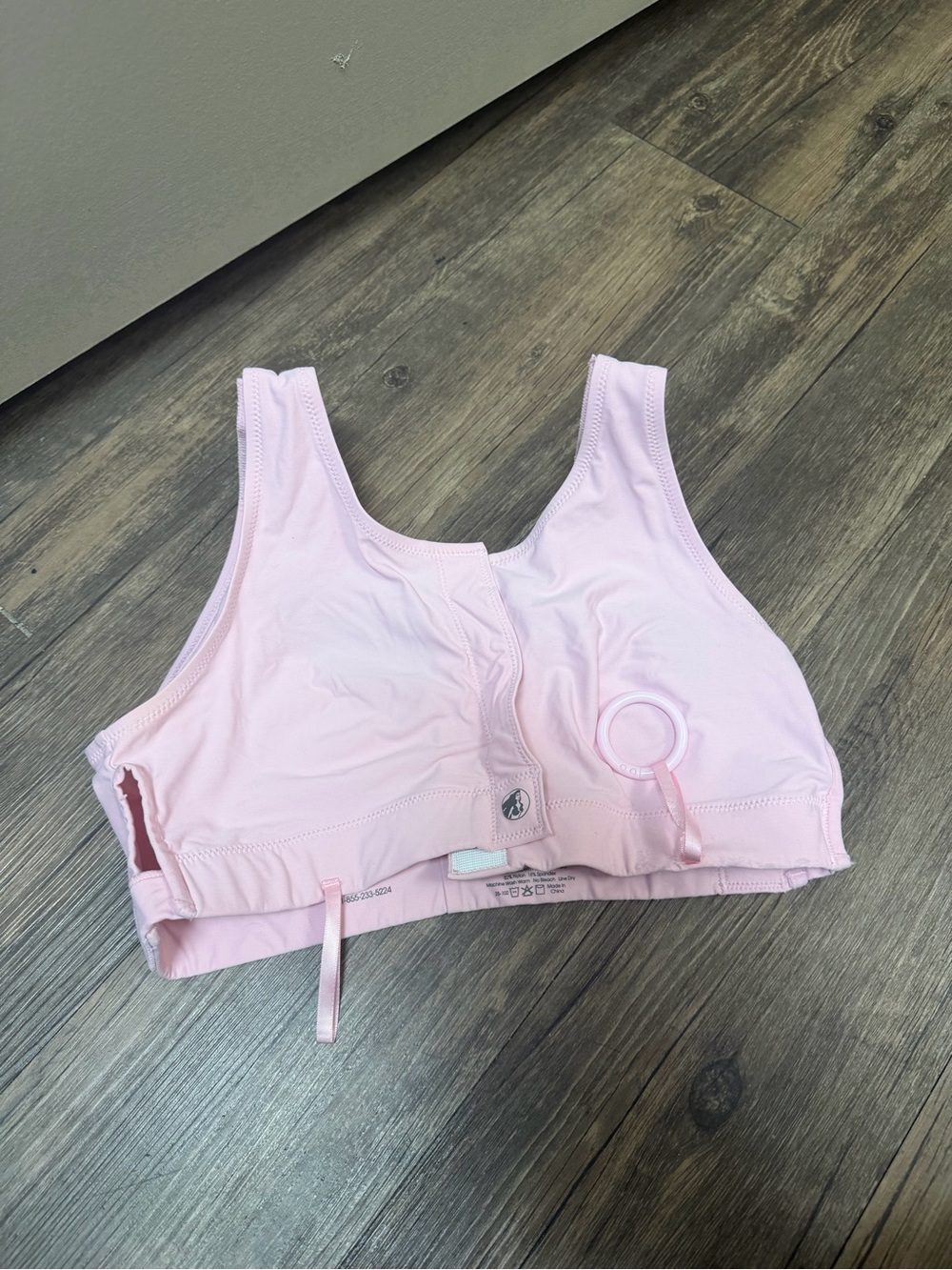 Light Pink Front-Closure Post-Surgery Bra